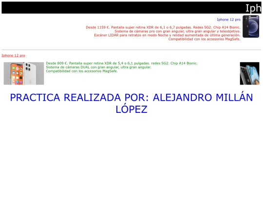 Comparativa/comparativa screenshot