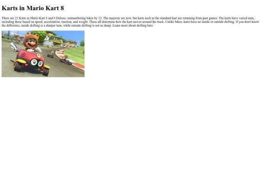 Vehicles/Karts/karts screenshot