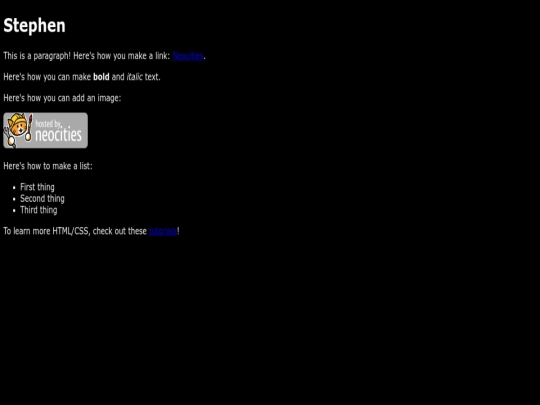 index screenshot