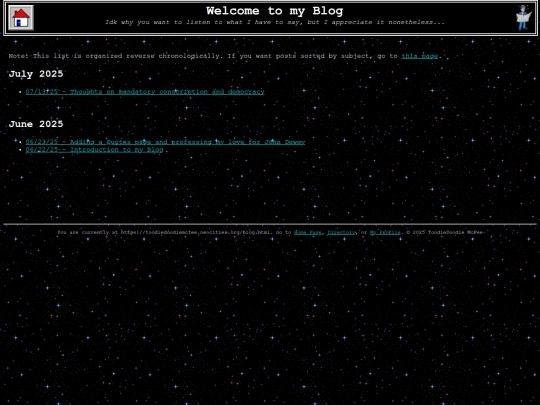 blog screenshot