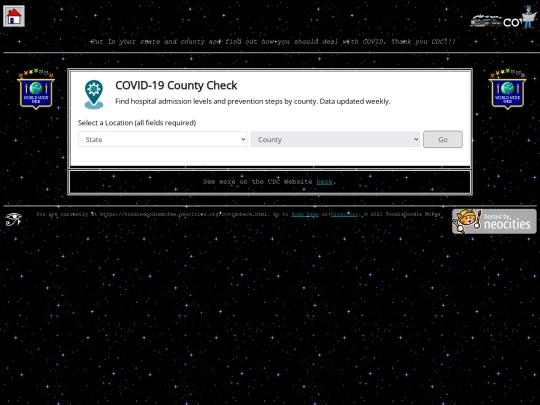 covidcheck screenshot
