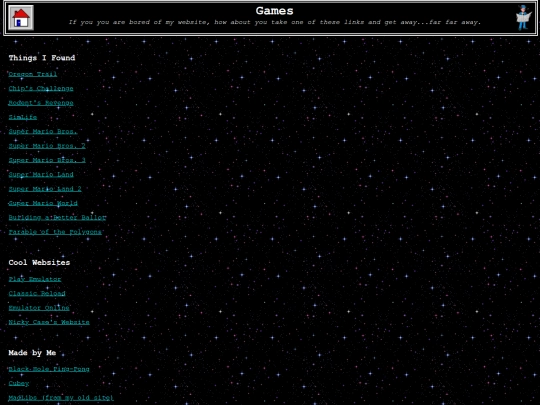 games screenshot