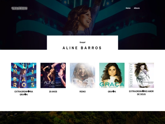 gospel/aline-barros/aline-barros screenshot