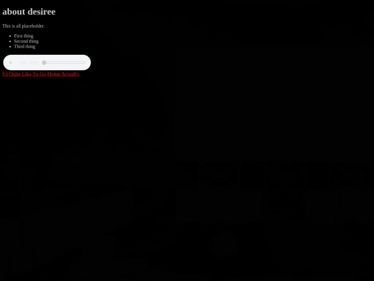 aboutme screenshot
