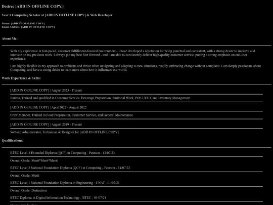 cv screenshot
