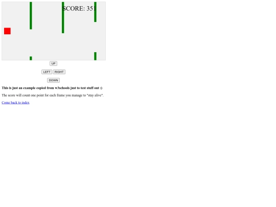 webGLTest screenshot