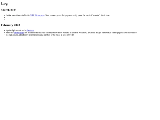 misc/log screenshot
