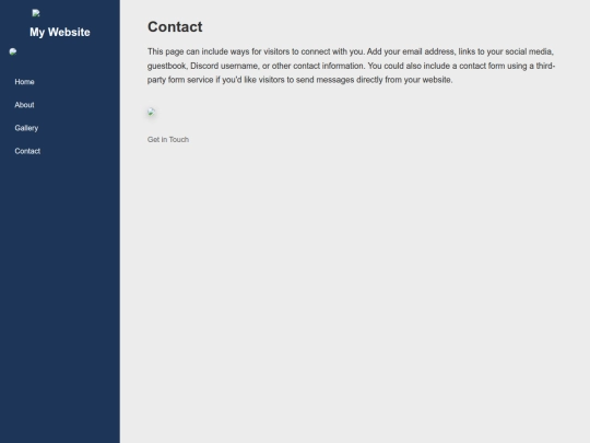 contact screenshot