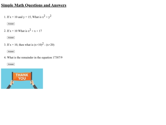 Equation screenshot