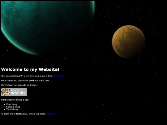 index screenshot