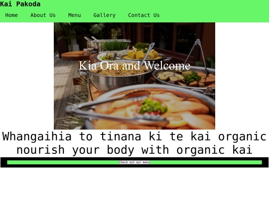 Kai Pakoda/Home Page/Home Page screenshot