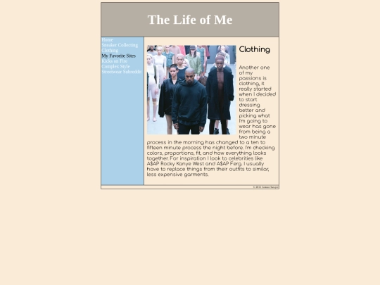 clothing screenshot