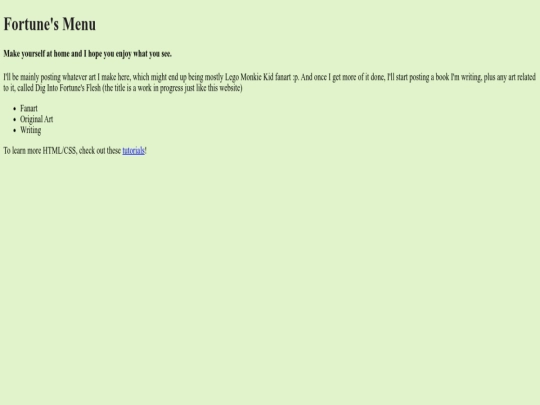 index screenshot