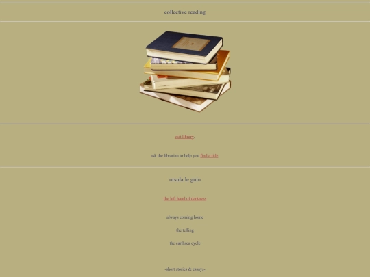 library screenshot
