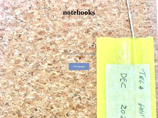 notebooks screenshot