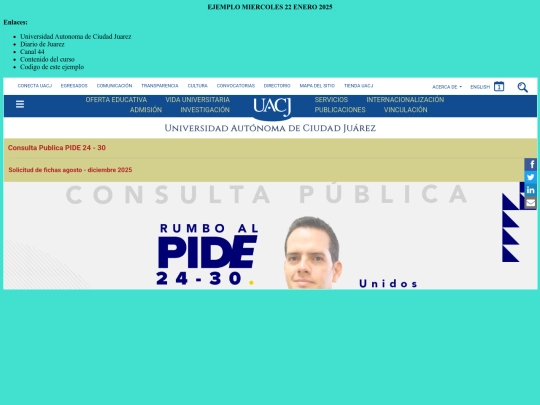 EJEMPLO 22 ENE 189577/WEB1 GPO B MIE 22 ENERO 2025 189577 screenshot