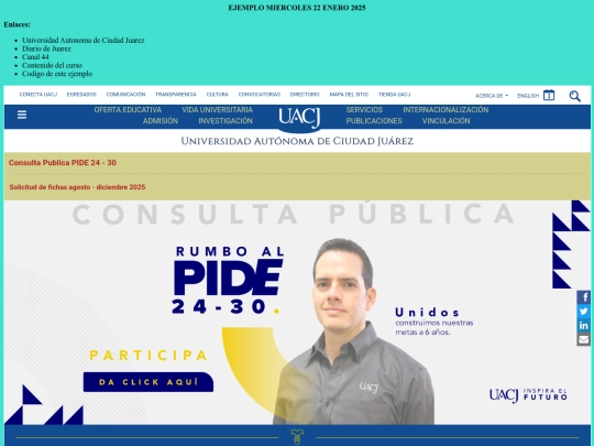 index screenshot