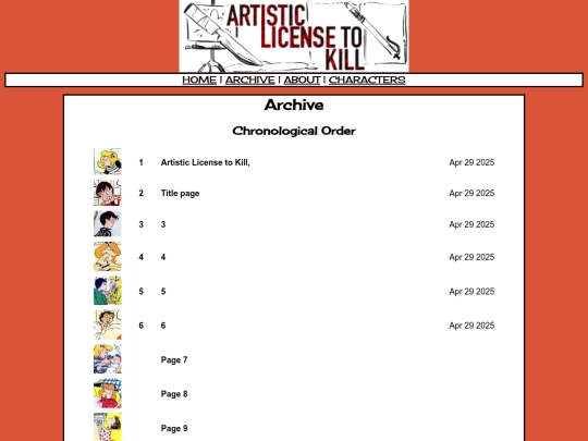 archive screenshot