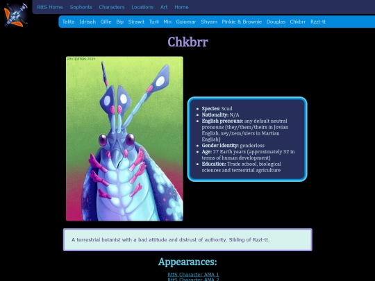 RunawayToTheStars/Characters/Chkbrr screenshot