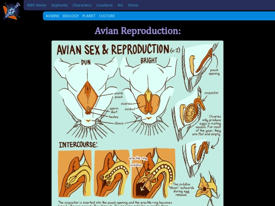 RunawayToTheStars/Sophonts/Avians/Reproduction screenshot
