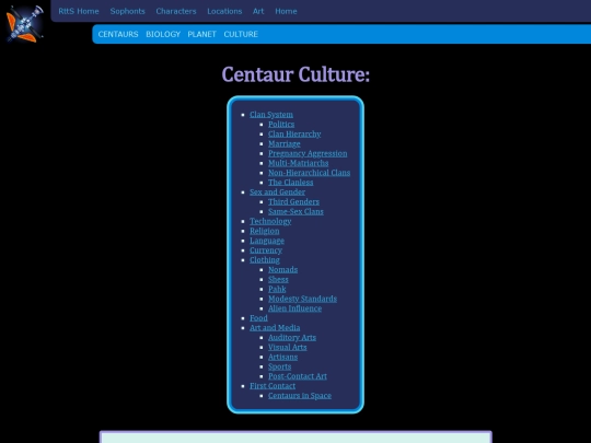 RunawayToTheStars/Sophonts/Centaurs/Culture screenshot