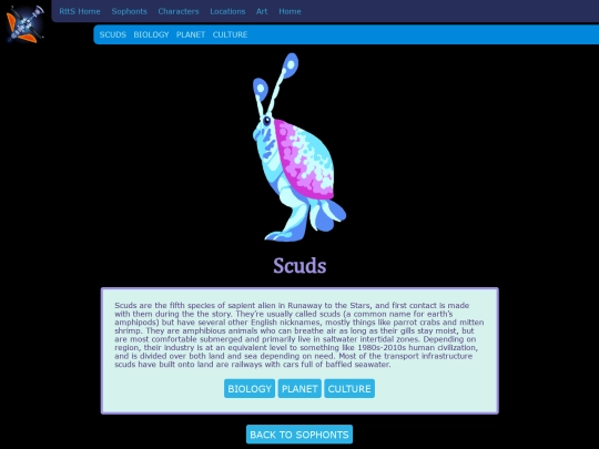 RunawayToTheStars/Sophonts/Scuds screenshot