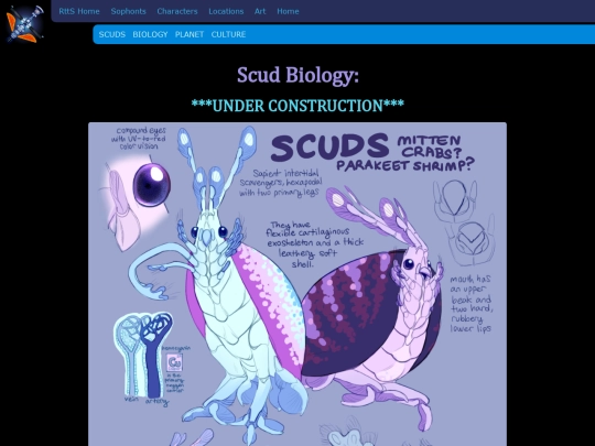 RunawayToTheStars/Sophonts/Scuds/Biology screenshot