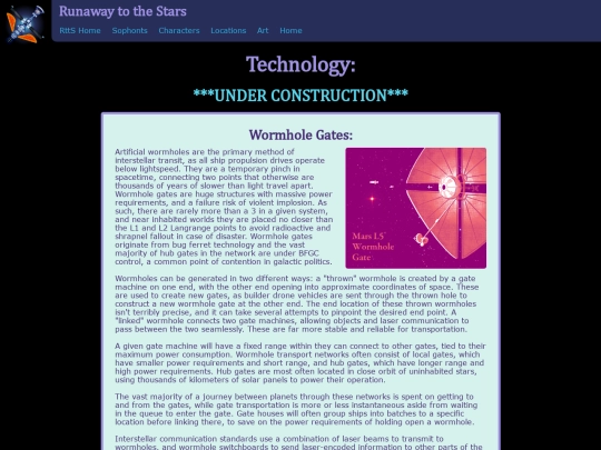 RunawayToTheStars/Technology screenshot
