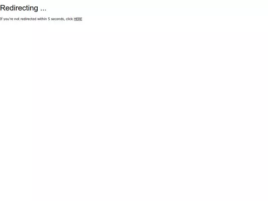 redirect screenshot