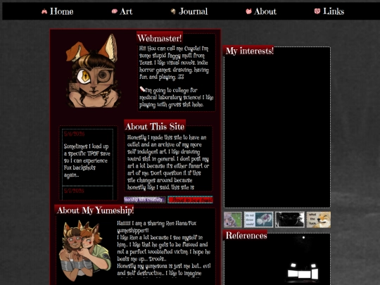 webmaster screenshot