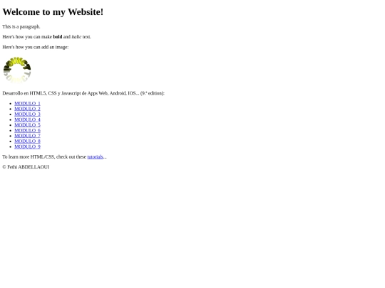 index screenshot