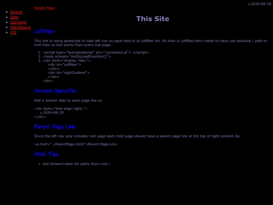 dev/ThisSite screenshot