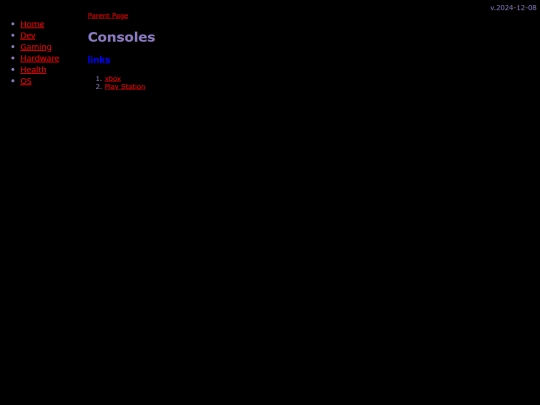 gaming/consoles screenshot