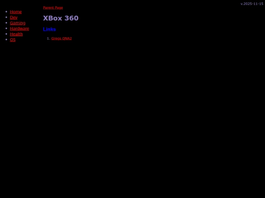 gaming/consoles/xbox/xbox360 screenshot