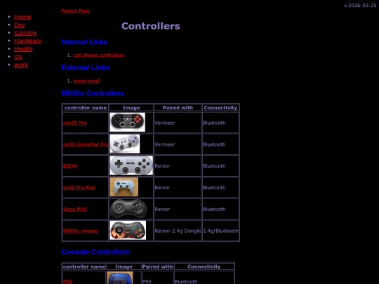 gaming/controllers/controllers screenshot