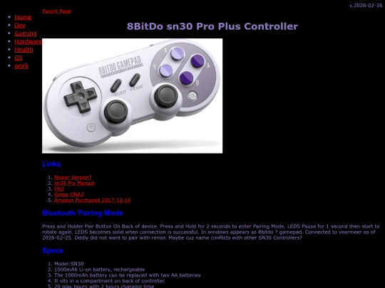 gaming/controllers/sn30Pro screenshot