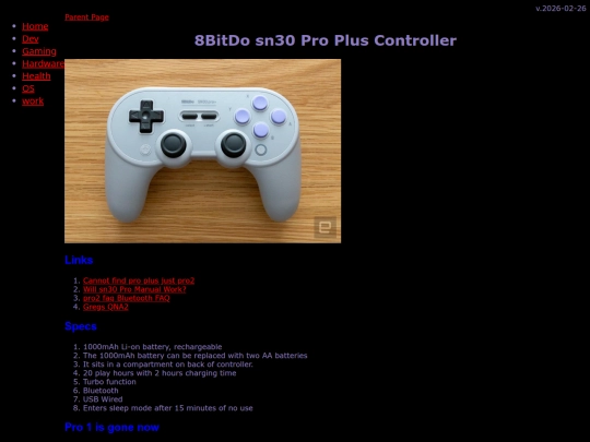 gaming/controllers/sn30ProPlus screenshot