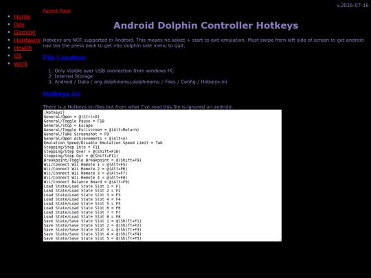 gaming/emu/android/dolphin/hotkeys screenshot