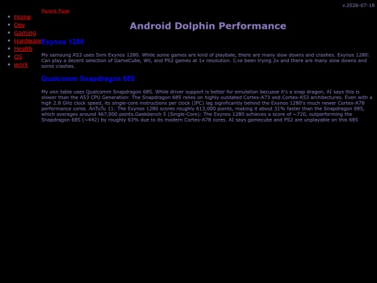gaming/emu/android/dolphin/performance screenshot