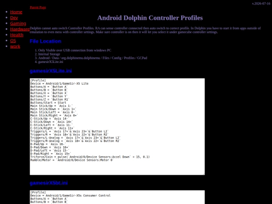 gaming/emu/android/dolphin/profiles screenshot
