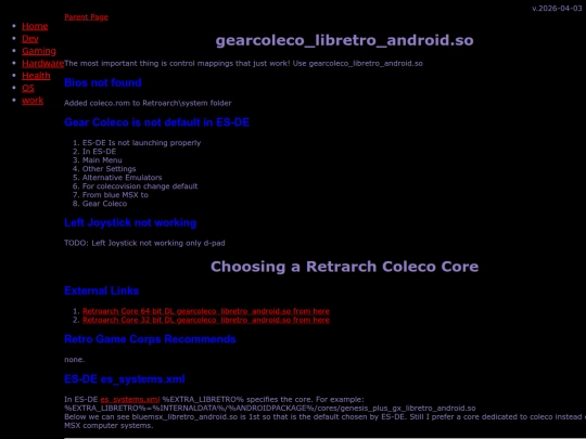 gaming/emu/android/retroarch/cores/coleco screenshot