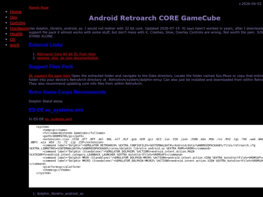 gaming/emu/android/retroarch/cores/gc screenshot