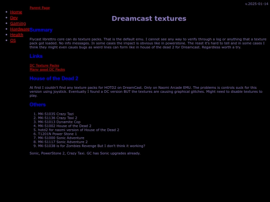 gaming/emu/dreamcast/textures screenshot