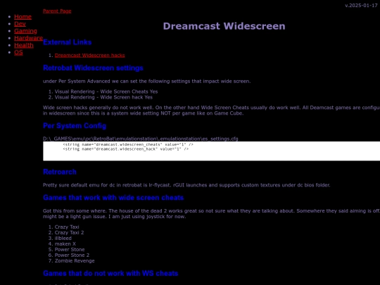 gaming/emu/dreamcast/widescreen screenshot
