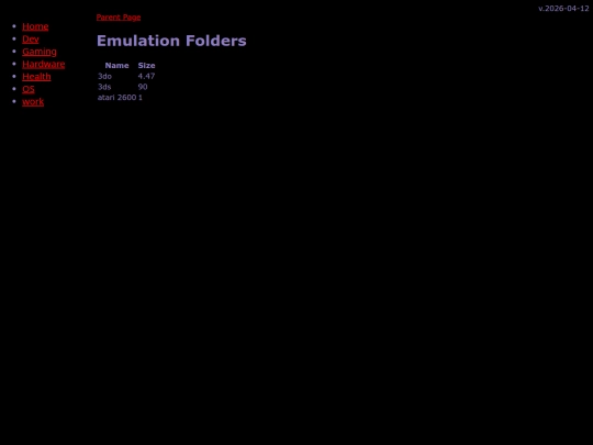 gaming/emu/folders screenshot