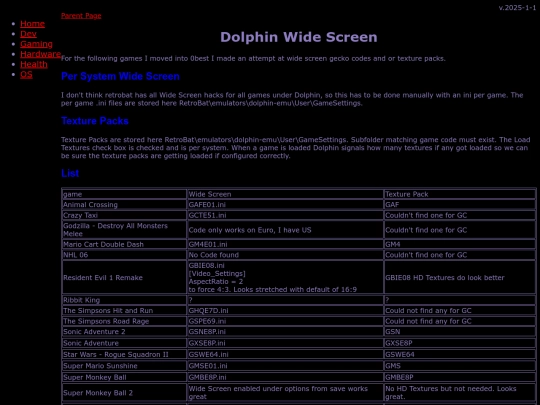 gaming/emu/gamecube/dolphin/widescreenhacks screenshot