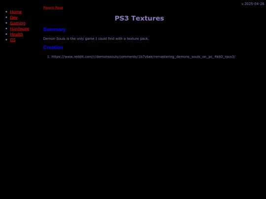 gaming/emu/ps3/textures screenshot