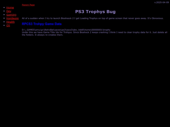 gaming/emu/ps3/trophys screenshot
