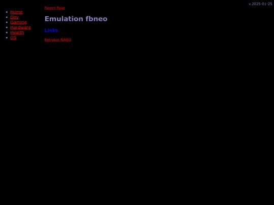 gaming/emu/retroarch/fbNeo screenshot