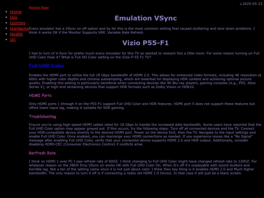gaming/emu/vsync screenshot